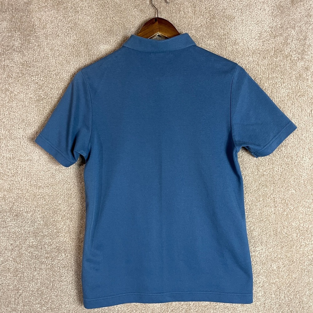 Travis Mathew Polo Shirt Mens Small S Blue‎ Button Down Short Sleeve Pique Golf - Picture 8 of 9